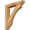 Ekena Millwork Imperial Slat Rough Sawn Bracket w/ Offset Brace, Western Red Cedar, 6"W x 30"D x 34"H BKT0604X30X34IMP06RWR - alternate 1